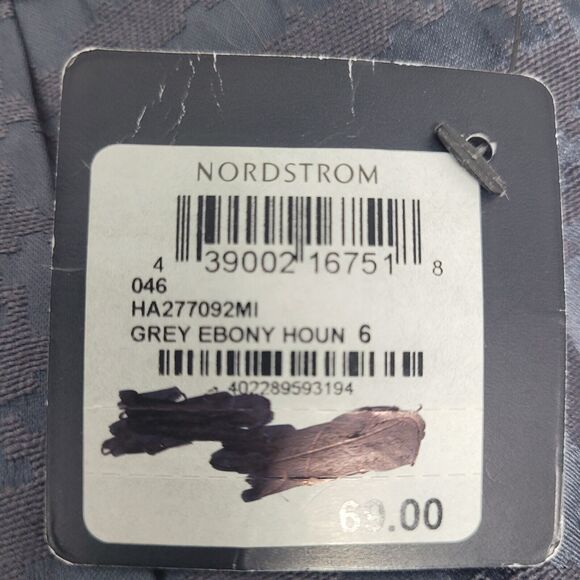 Halogen Nordstrom Skirt Womens 6 Grey Ebony Knee Length Zipper NEW - Picture 4 of 5